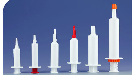 Horse paste syringe appearance