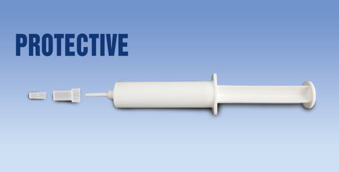 New packaging veterinary syringe
