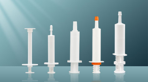 veterinary syringe in horse oral paste