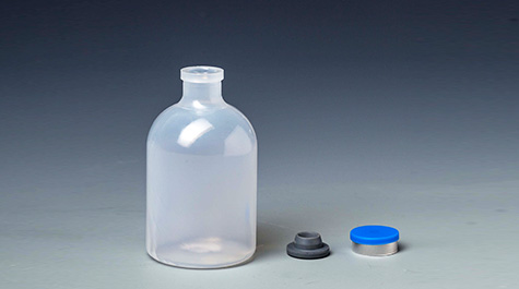 Two common materials for pet vaccine bottles