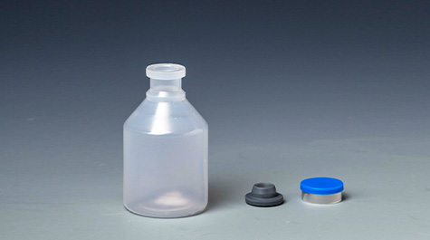 Application of plastic vaccine bottle-swine flu inactivated vaccine