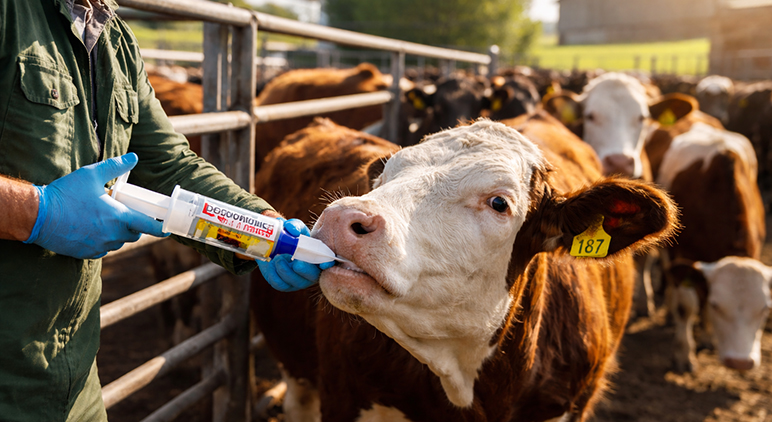 Livestock Paste Syringe for Sheep Medication