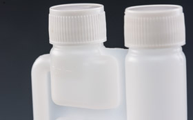 Twin neck fuel bottle application